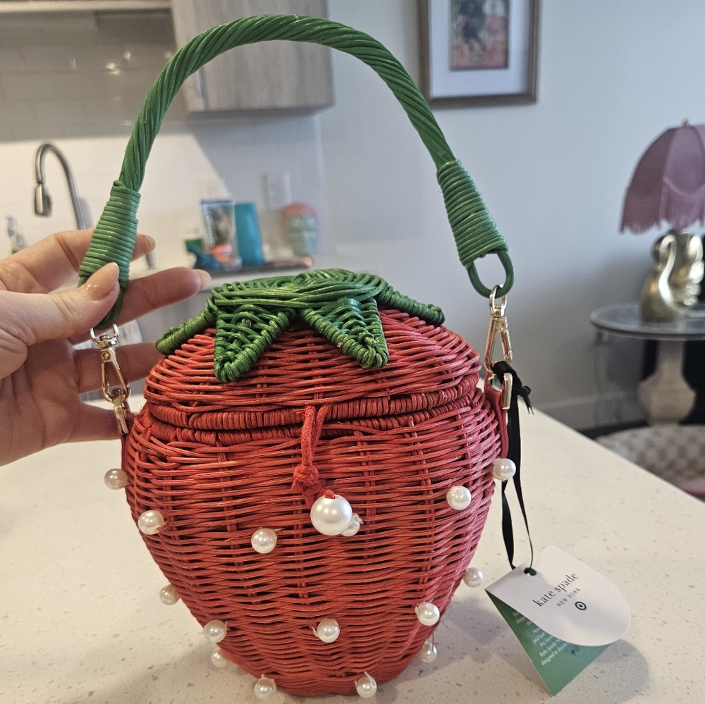 Kate Spade x Target Pearl Strawberry Bag